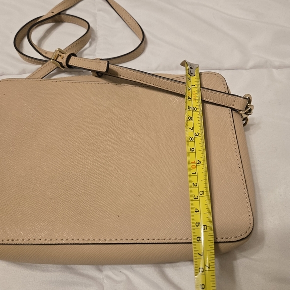 MICHAEL KORS Jet Set East West saffiano faux-leather Med-Sz Nude Shoulder bag - Picture 7 of 9